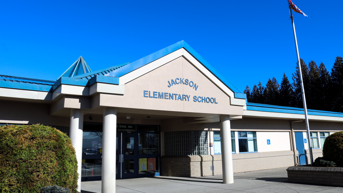 Exterior of Jackson Elementary